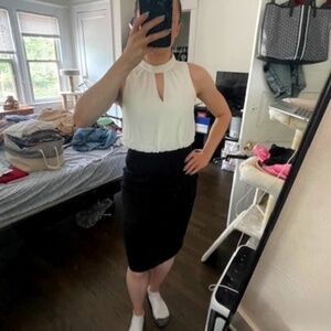 Two Tone Ted Baker London Sheath Dress NWT